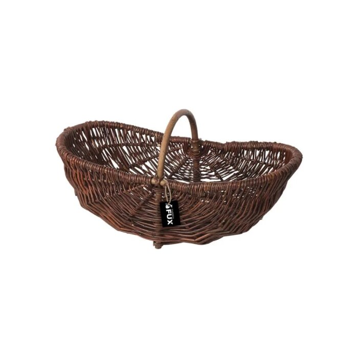 Großer Lagerkorb Weide 55 cm zur Aufbewahrung von Naturmaterialien