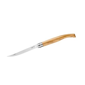 Opinel No 15 Effile Olivenholz schlankes Filiermesser...