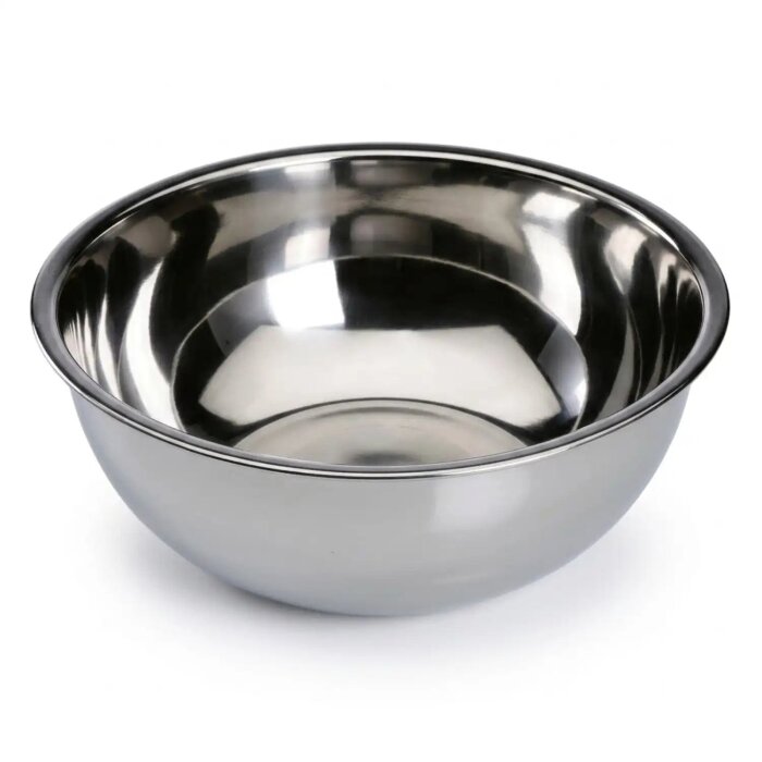 Edelstahlschüssel für Pilze zum Kochen Einlegen Trocknen 1L bis 7,5 L 32cm - 7,5L