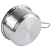 Stieltopf Edelstahl 16 cm 18 L für Induktion Milchtopf Saucentopf
