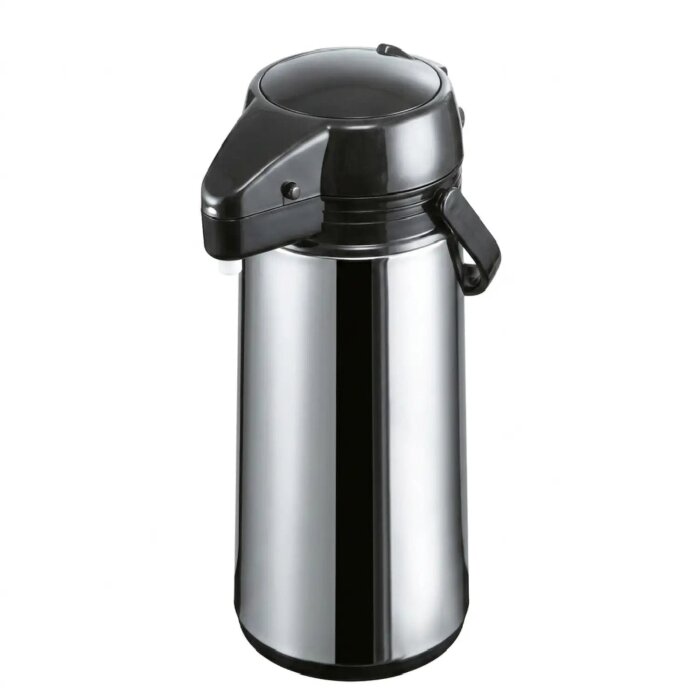 Pumpkanne Edelstahl 1,9 L Isolierkanne für Camping Outdoor Kaffee und Tee