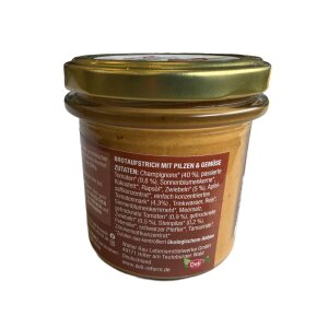 Deli Reform Bio Gemüse aufs Brot Pilze Brotaufstrich...